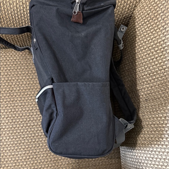 Black Convertible Canvas Rucksack/Backpack - Picture 6 of 9